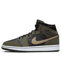 (WMNS) Air Jordan 1 Mid 'Olive' BQ6472-030