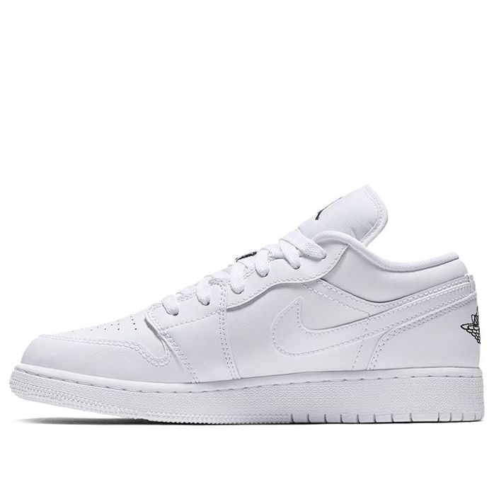 (GS) Air Jordan 1 Low 'White Black' 553560-101