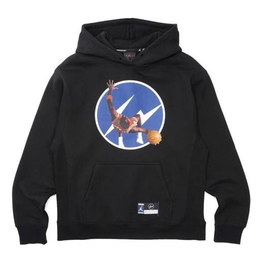 Air Jordan x Fragment Image Pullover Hoodie 'Black/Reflective Silver' DA2991-010