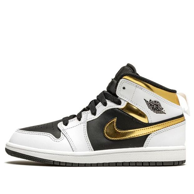 (PS) Air Jordan 1 Mid 'White Gold' 640734-190