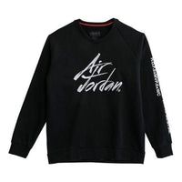 Air Jordan Sportswear Greatest Fleece Lined Round Neck Pullover Black AV6003-010