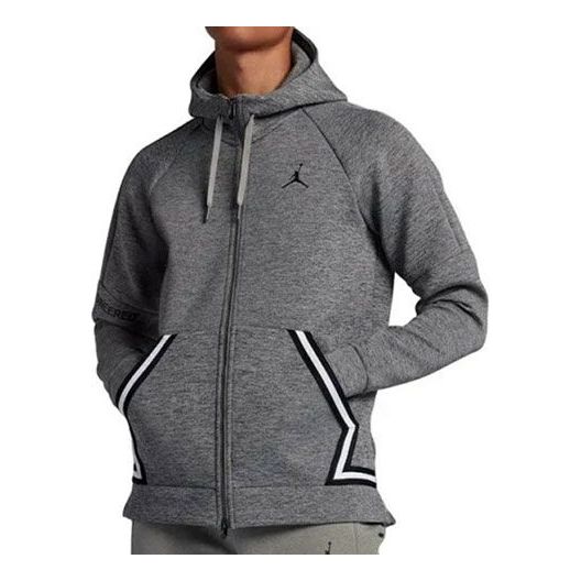 Air Jordan Casual Sports Pullover Hooded Jacket Gray CK1343-091