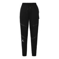 Air Jordan Dri-FIT Zion Big Pocket Patchwork Print Knit Sports Bundle Feet Pants Black DH0585-011