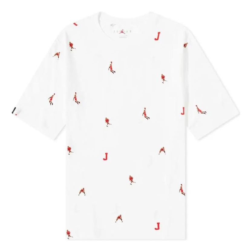 Air Jordan Allover Jumpman T-Shirt 'Holiday-White' DC9795-100