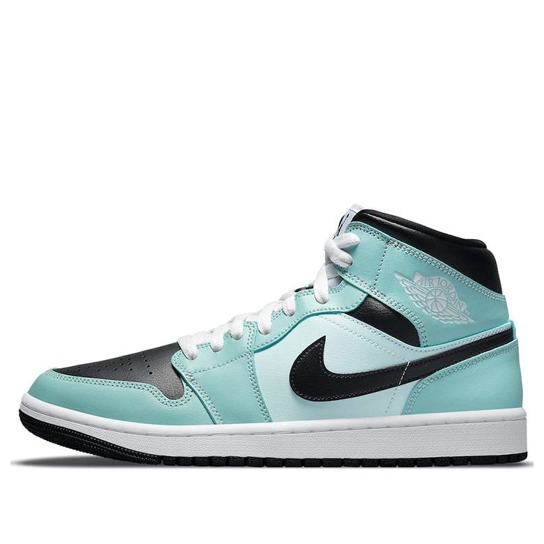 (WMNS) Air Jordan 1 Mid 'Aqua Black' BQ6472-300