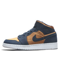 (GS) Air Jordan 1 Mid SE 'Obsidian Desert Ochre' BQ6931-401