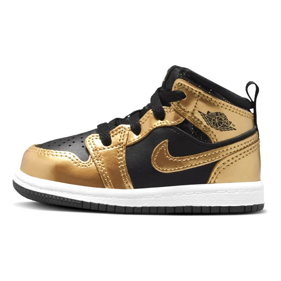 (TD) Air Jordan 1 Mid SE 'Metallic Gold Black' DR6969-071