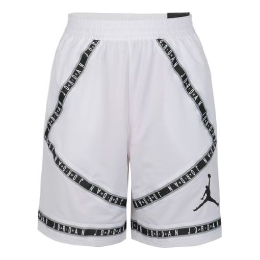 Air Jordan Alphabet Sports Basketball Shorts White AJ1109-100