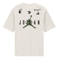 Air Jordan x Off-White MJ T-Shirt Asia Sizing 'White Black Forest Green' DM0062-054