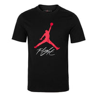 Air Jordan Flight AJ Basketball TEE Men Black AO0665-010