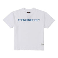 Men's Air Jordan 23 ENGINEERED Sports Short Sleeve White T-Shirt AT9788-100