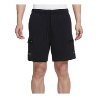 Men's Air Jordan 23 Solid Color Casual Sports Shorts Black DQ8086-010