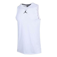 Air Jordan Air Logo Printing Breathable Basketball Vest White CZ7851-100