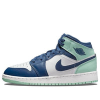 (GS) Air Jordan 1 Mid 'Blue Mint' 554725-413