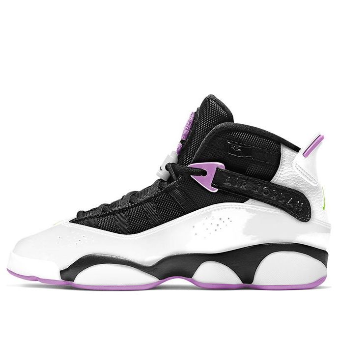 (GS) Air Jordan 6 Rings 'White Light Purple' 323419-150