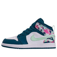 (PS) Air Jordan 1 Mid 'Green Abyss Frosted Spruce' 640737-300