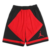 Air Jordan Dri-Fit Flying Man Logo Splicing Sports Shorts Red/Black CZ2507-010