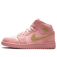 (GS) Air Jordan 1 Mid SE 'Coral Stardust' BQ6931-600