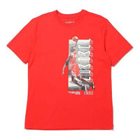 Air Jordan Flying Basketball Sports Short Sleeve T-Shirt Men's Red CW0860-657