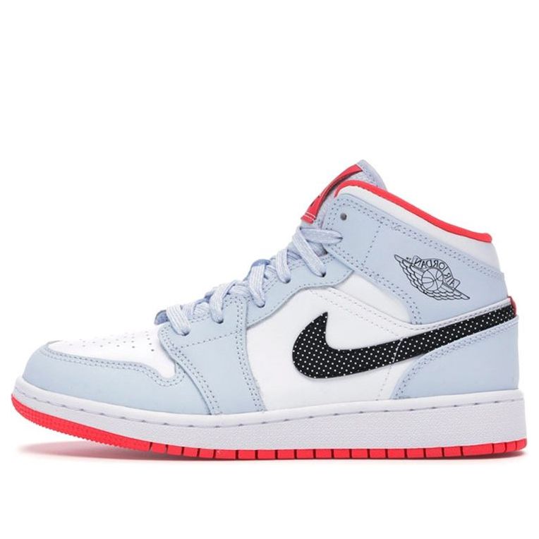 (GS) Air Jordan 1 Mid 'Half Blue' 555112-400