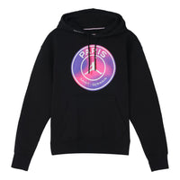 Air Jordan Paris Saint-Germain Printing Fleece Pullover Black CZ0816-010