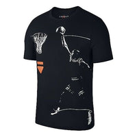 Air Jordan Graphic Men's Short-Sleeved Print Men's Black CD9714-010