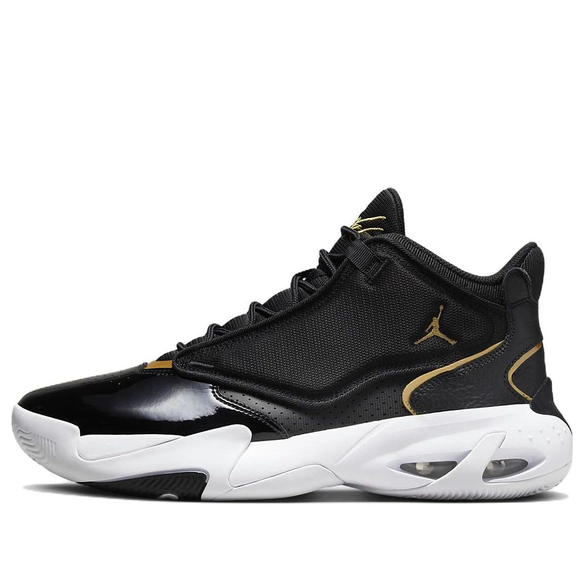Air Jordan Max Aura 4 'Black White Gold' DN3687-007