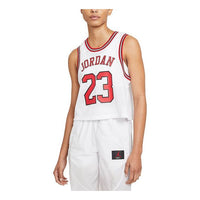 (WMNS) Air Jordan Essential Knit Net Ventilate Basketball Jersey 'White' DD0286-100