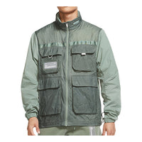 Air Jordan 23 Engineered Zipper Cardigan Jacket Green CK8936-313