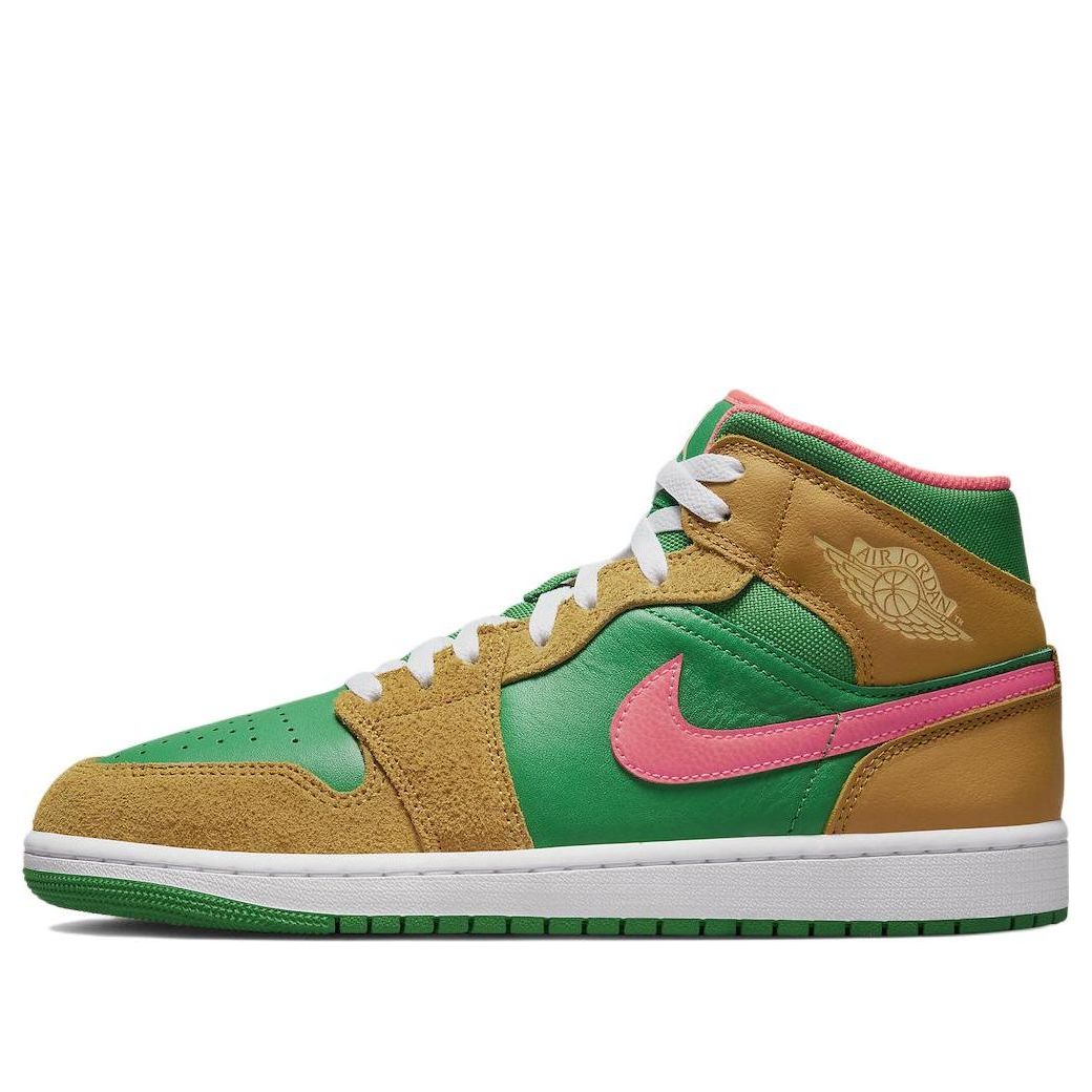 Jordan Air Jordan 1 Mid 'Wheat Watermelon' DX4332-700