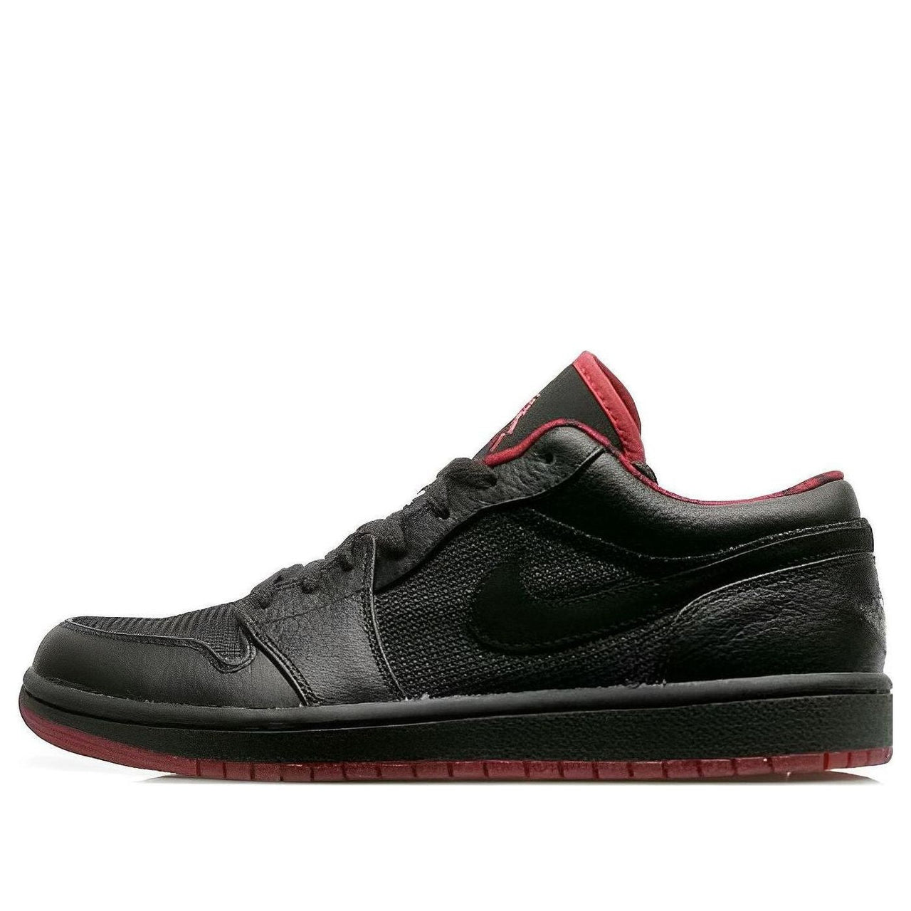 Air Jordan 1 Retro Low 'Black Silver Red' 309192-001