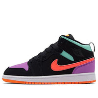 (PS) Air Jordan 1 Mid 'Black Multi' 640734-083