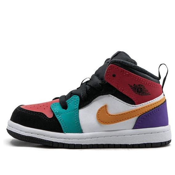 (TD) Air Jordan 1 Mid 'Multi-Color' 640735-125