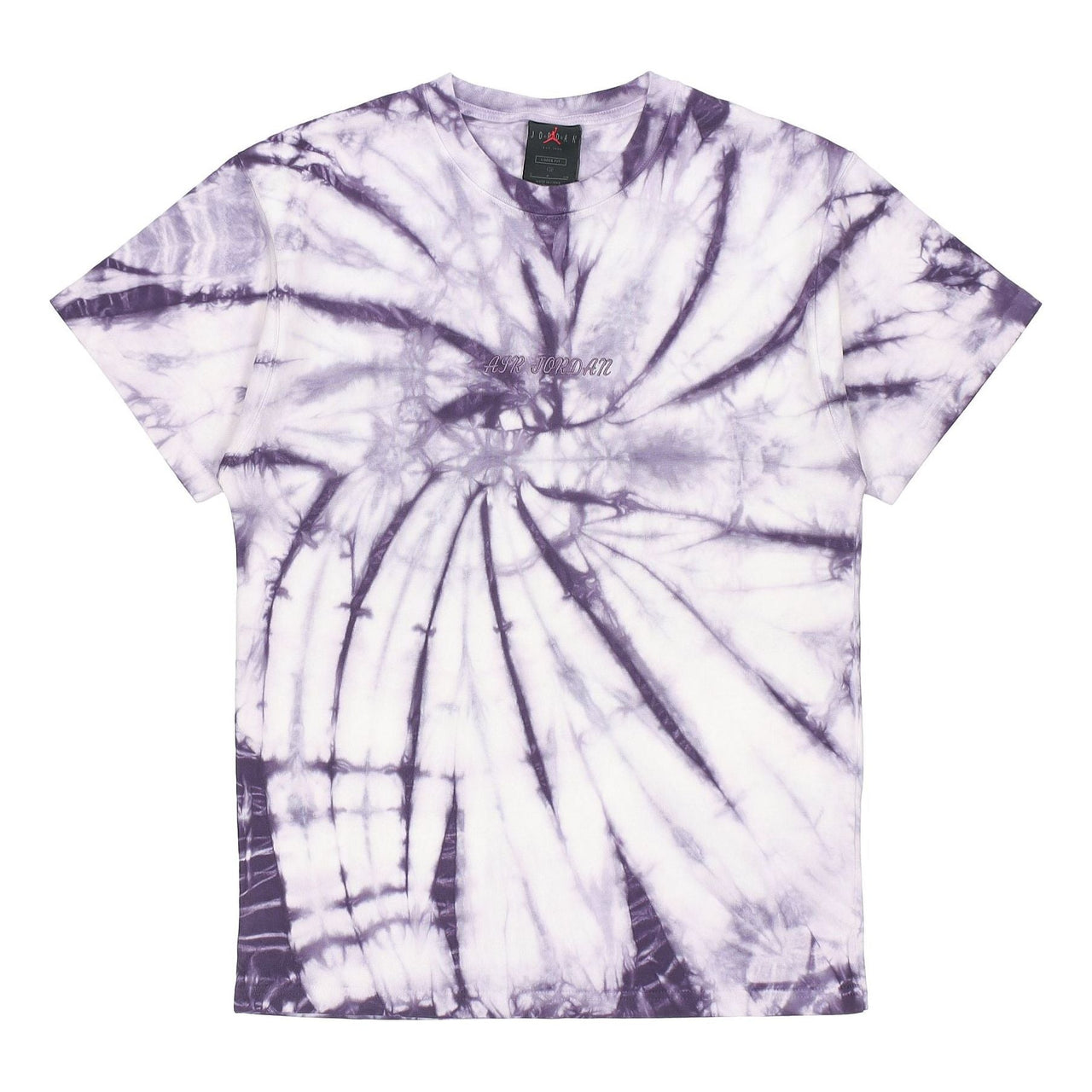 Air Jordan Tie Dye Printing Loose Knit Short Sleeve Purple DQ3903-102