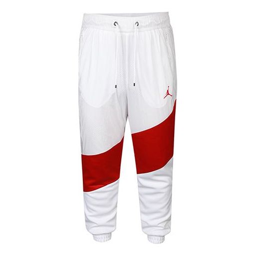 Men's Air Jordan Casual Cozy White Sports Pants/Trousers/Joggers CI7922-100