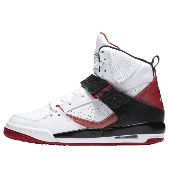 (GS) Air Jordan Flight 45 High 'White Red Black' 524865-130