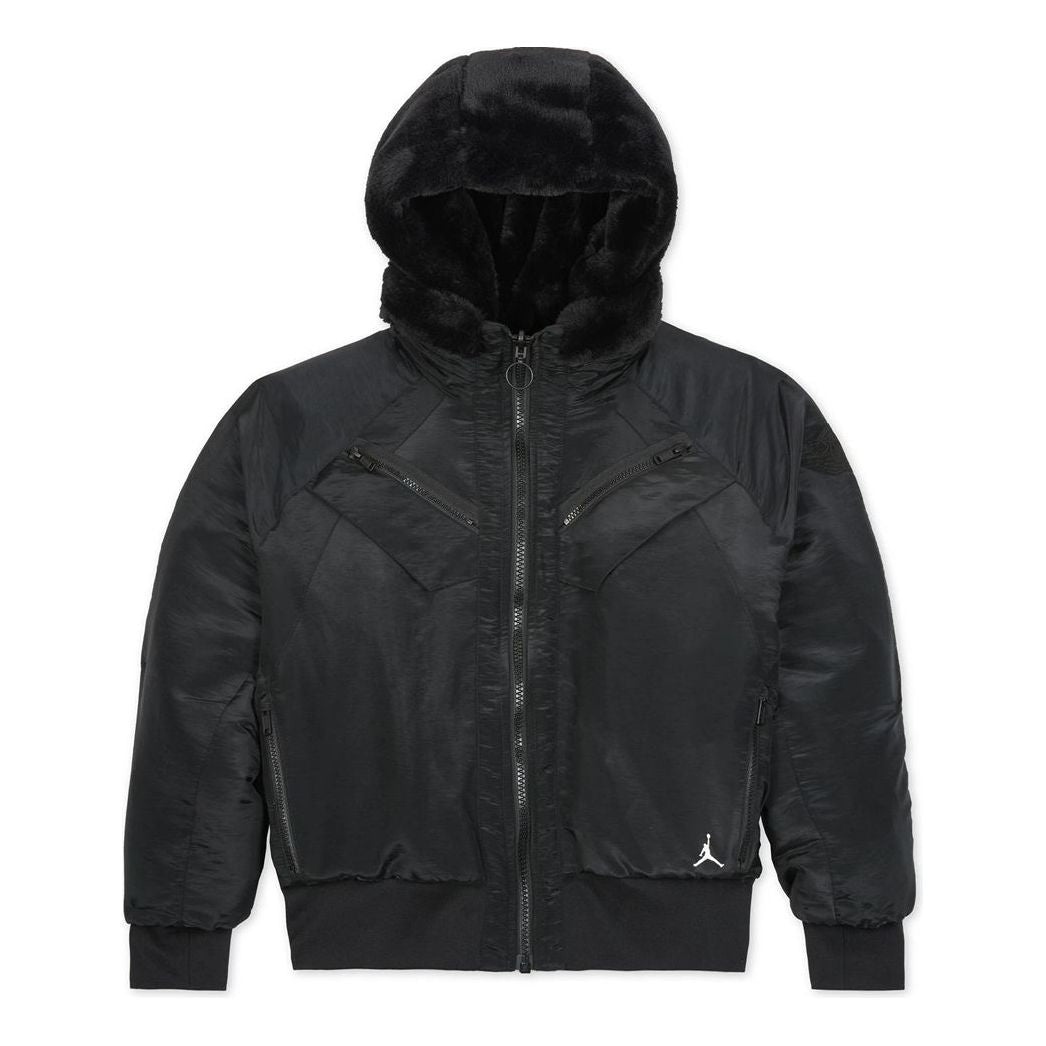 (WMNS) Air Jordan Reversible Bomber Jacket 'Black' CQ6658-010