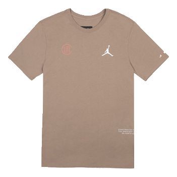 Clot X Air Jordan Ct S/S Terracotta Warriors Short-Sleeved Male Camel Color CLOT-001