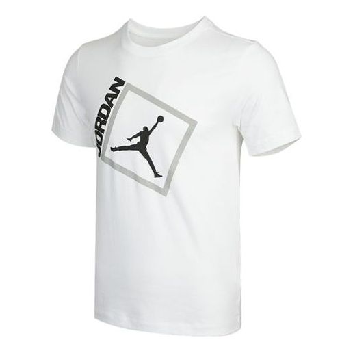 Air Jordan Jumpman Box Ss Leisure Sports Short Sleeve Men's White DA9901-100