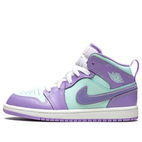 (PS) Air Jordan 1 Mid 'Purple Pulse Glacier Blue' 640734-500