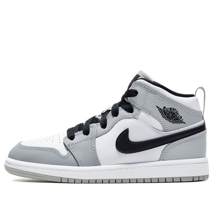 (PS) Air Jordan 1 Mid 'Light Smoke Grey' 640734-092