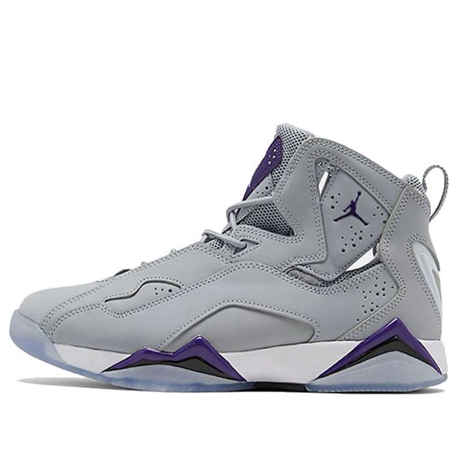 (GS) Air Jordan True Flight 'Wolf Grey Purple' 343795-051