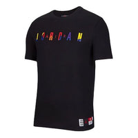 Air Jordan Casual Sports Round Neck Short Sleeve Black DA6768-010