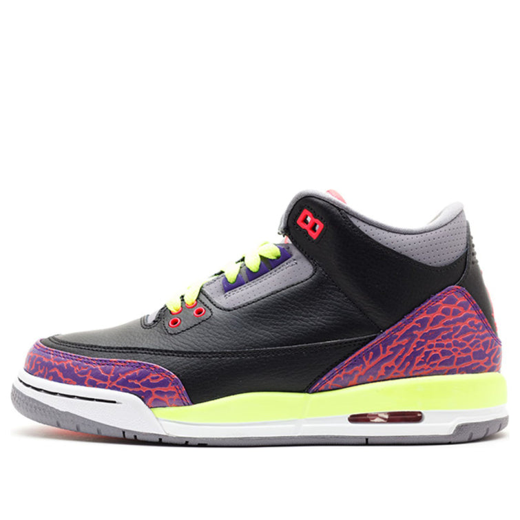 (GS) Air Jordan 3 Retro 'Black Atomic Red' 441140-039