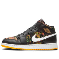 (GS) Air Jordan 1 Mid 'Black Laser Orange' 555112-003