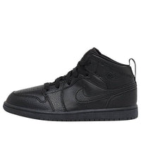 (PS) Air Jordan 1 Mid 'Triple Black' 640734-091