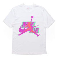 Air Jordan Jumpman Classics HBR Round Neck Short Sleeve White CU9571-101