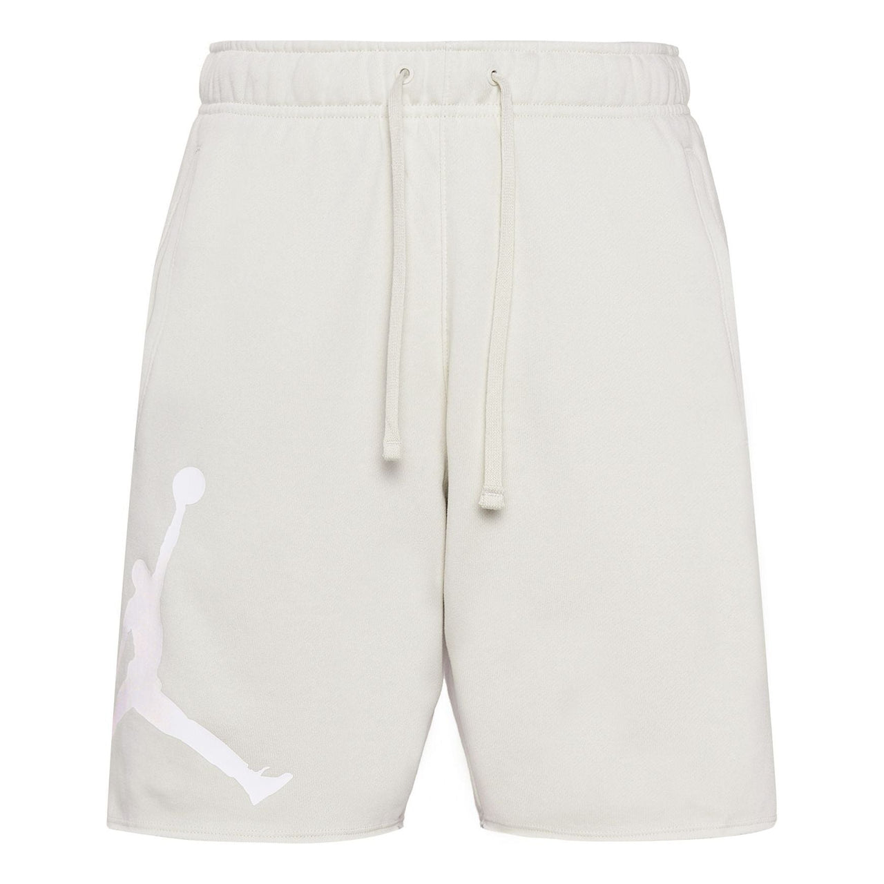 Men's Air Jordan Flying Man Logo Training Knit Breathable Sports Shorts White DV5028-104