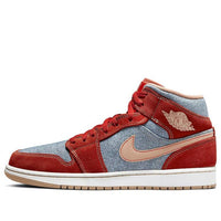 Air Jordan 1 Mid 'Denim Red' DM4352-600