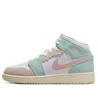 (GS) Air Jordan 1 Mid SE 'Pink Oxford Jade Ice' DZ5361-100